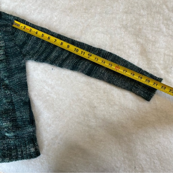 Vtg Ms Dibs Collared Green Cardigan Wood Toggles 90s Womens Size XS - Picture 6 of 7